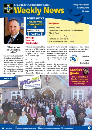 Weekly News 14 03 25