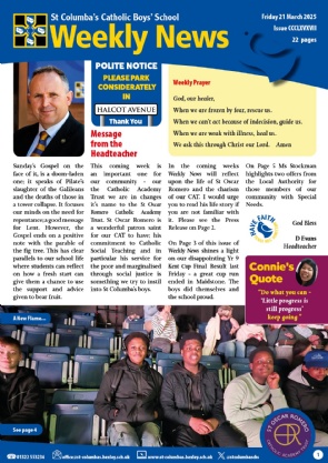 Weekly News 21 03 25